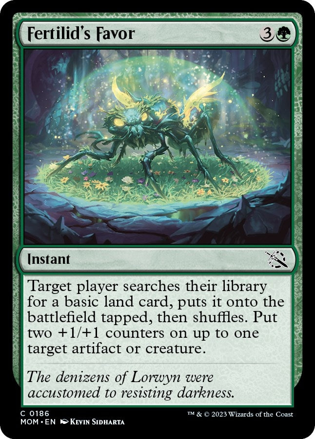 Image for Fertilid's Favor (186) - Magic: The Gathering