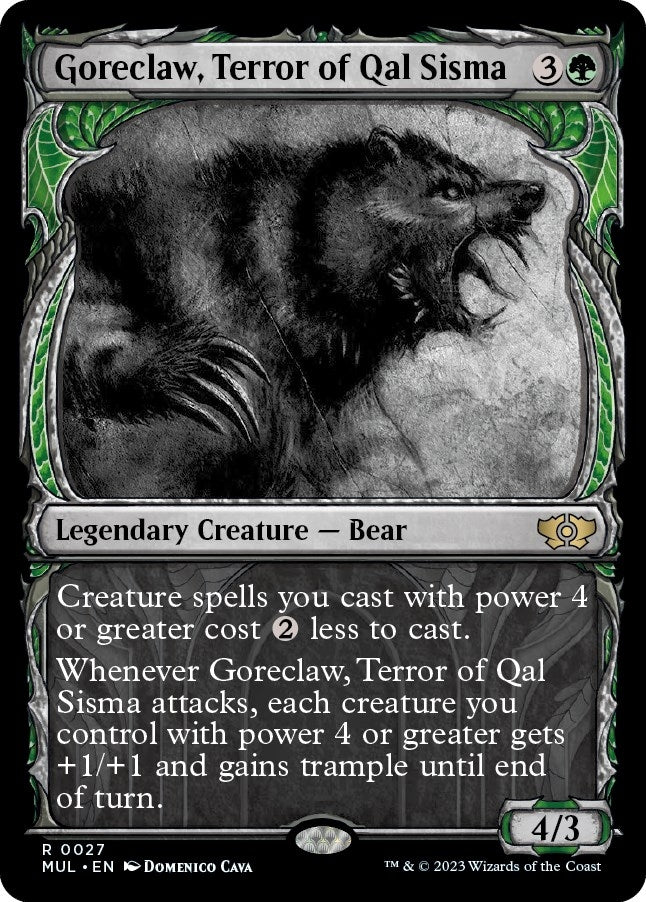 Image for Goreclaw, Terror of Qal Sisma (27) - Magic: The Gathering