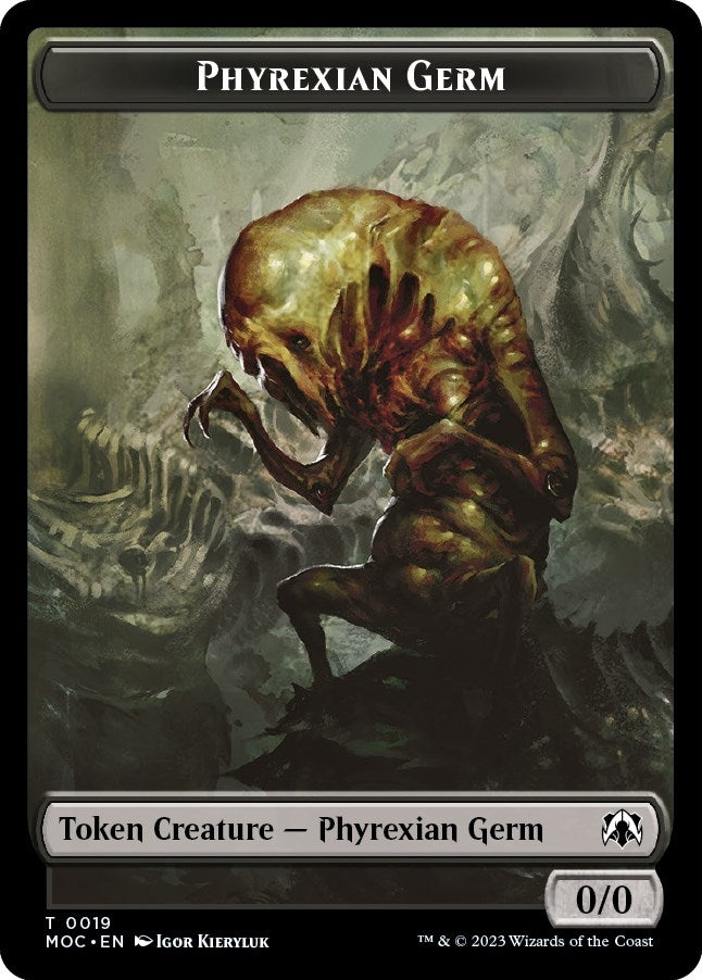 Image for Phyrexian Germ // Myr Double-Sided Token (19 // 38) - Magic: The Gathering