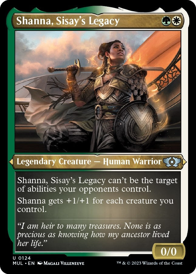 Image for Shanna, Sisay's Legacy (Foil Etched) (124) - Magic: The Gathering