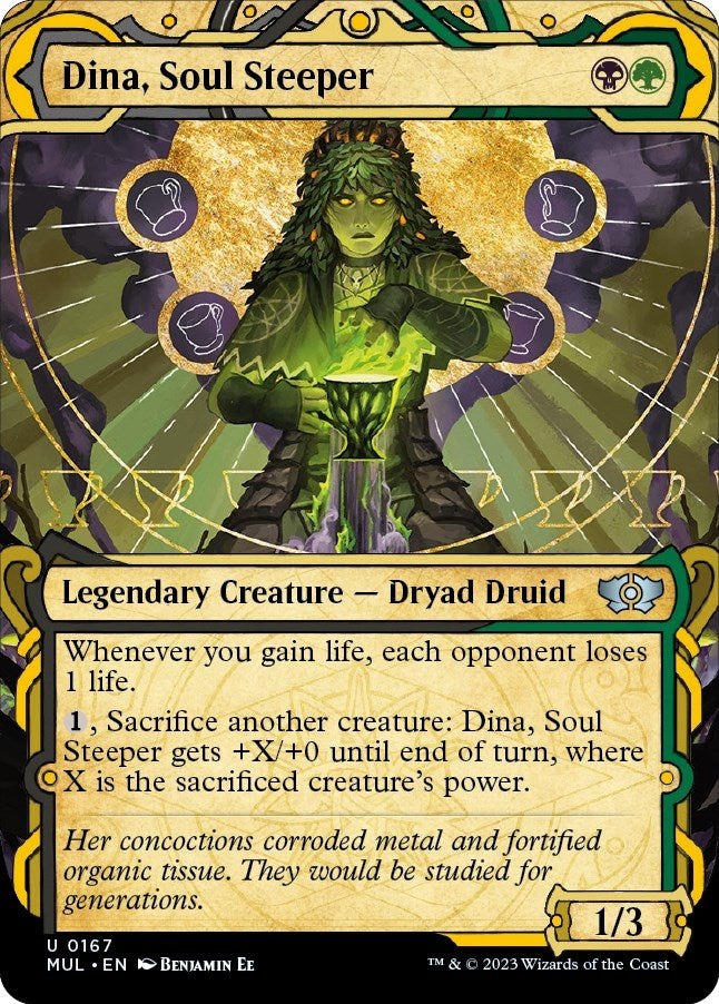 Image for Dina, Soul Steeper (Halo Foil) (167) - Magic: The Gathering