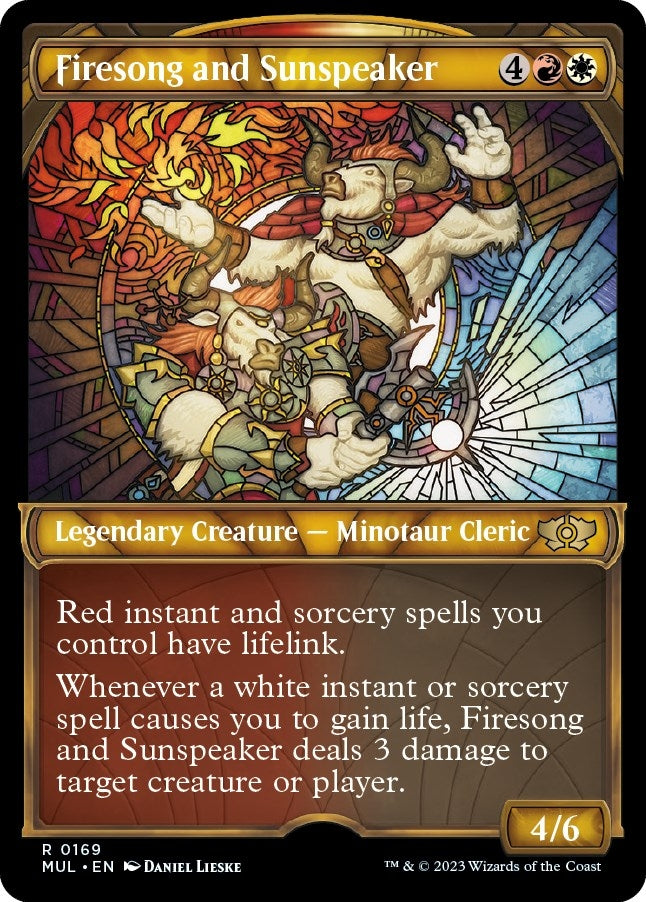 Image for Firesong and Sunspeaker (Halo Foil) (169) (MUL) - Magic: The Gathering