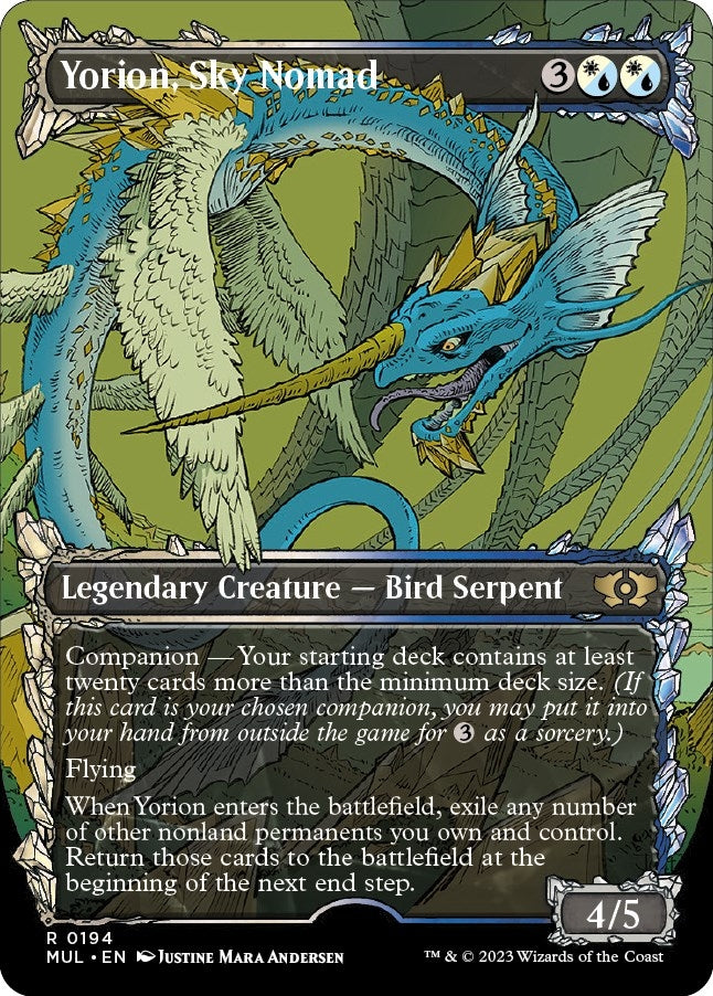 Image for Yorion, Sky Nomad (Halo Foil) (194) - Magic: The Gathering