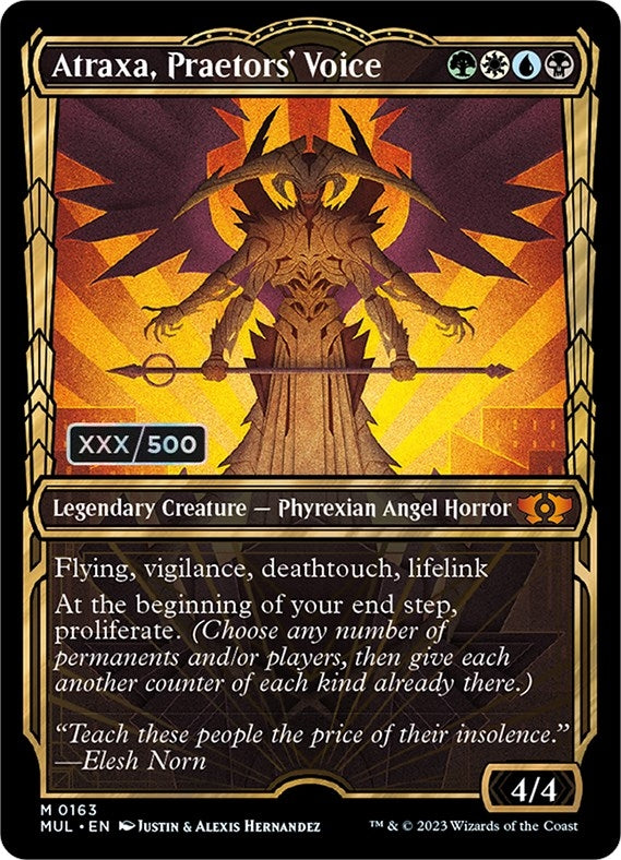 Image for Atraxa, Praetors' Voice (Serial Numbered) (163) - Magic: The Gathering