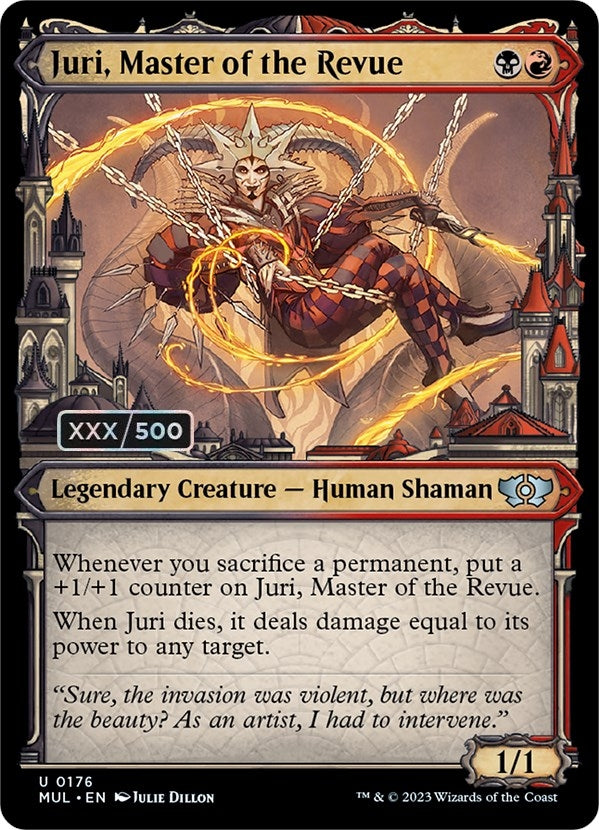 Image for Juri, Master of the Revue (Serial Numbered) (176) (MUL) - Magic: The Gathering