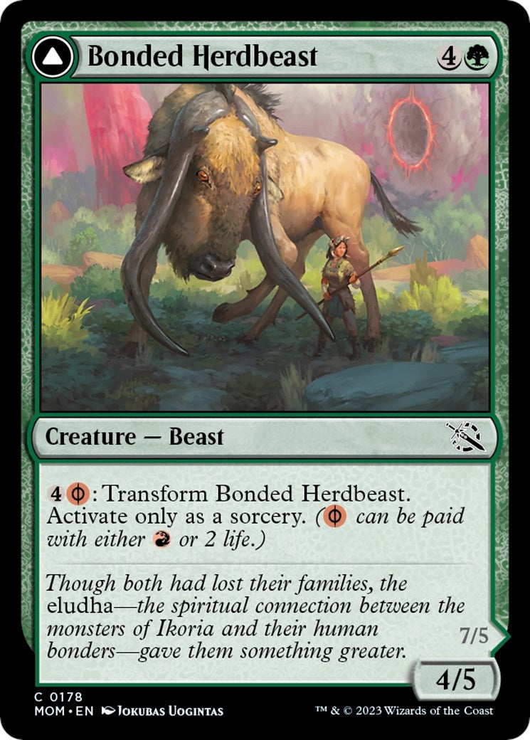Image for Bonded Herdbeast (178) - Magic: The Gathering