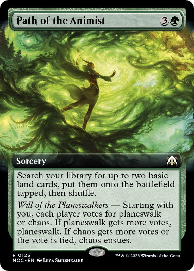 Image for Path of the Animist (Extended Art) (125) - Magic: The Gathering