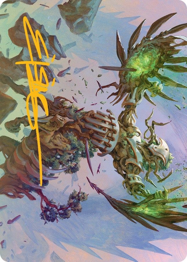 Image for Botanical Brawler Art Card (Gold-Stamped Signature) (43) (ASMOM) - Magic: The Gathering