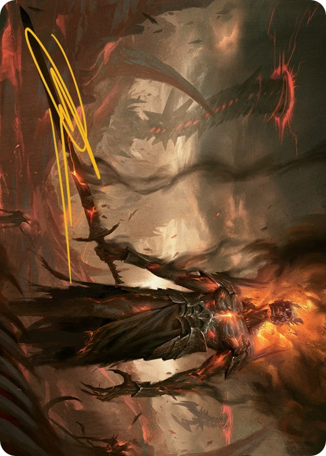 Image for Ashen Reaper Art Card (Gold-Stamped Signature) (46) - Magic: The Gathering