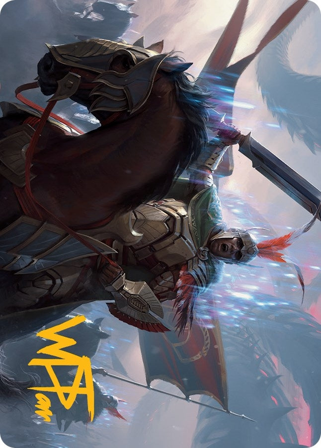Image for Marshal of Zhalfir Art Card (Gold-Stamped Signature) (50) (ASMOM) - Magic: The Gathering