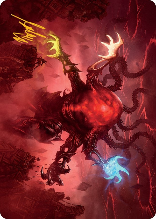 Image for Omnath, Locus of All Art Card (51/81) (Gold-Stamped Signature) (51) (ASMOM) - Magic: The Gathering