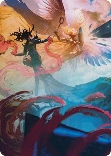Image for Drana and Linvala Art Card (58) (ASMOM) - Magic: The Gathering