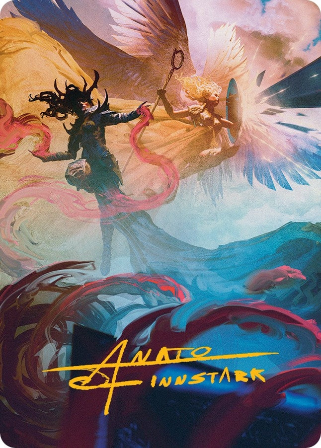 Image for Drana and Linvala Art Card (Gold-Stamped Signature) (58) (ASMOM) - Magic: The Gathering