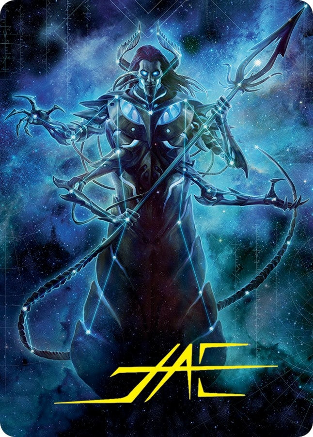 Image for Heliod, the Warped Eclipse Art Card (Gold-Stamped Signature) (60) (ASMOM) - Magic: The Gathering