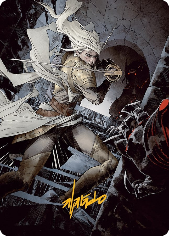 Image for Thalia, Guardian of Thraben Art Card (Gold-Stamped Signature) (67) - Magic: The Gathering