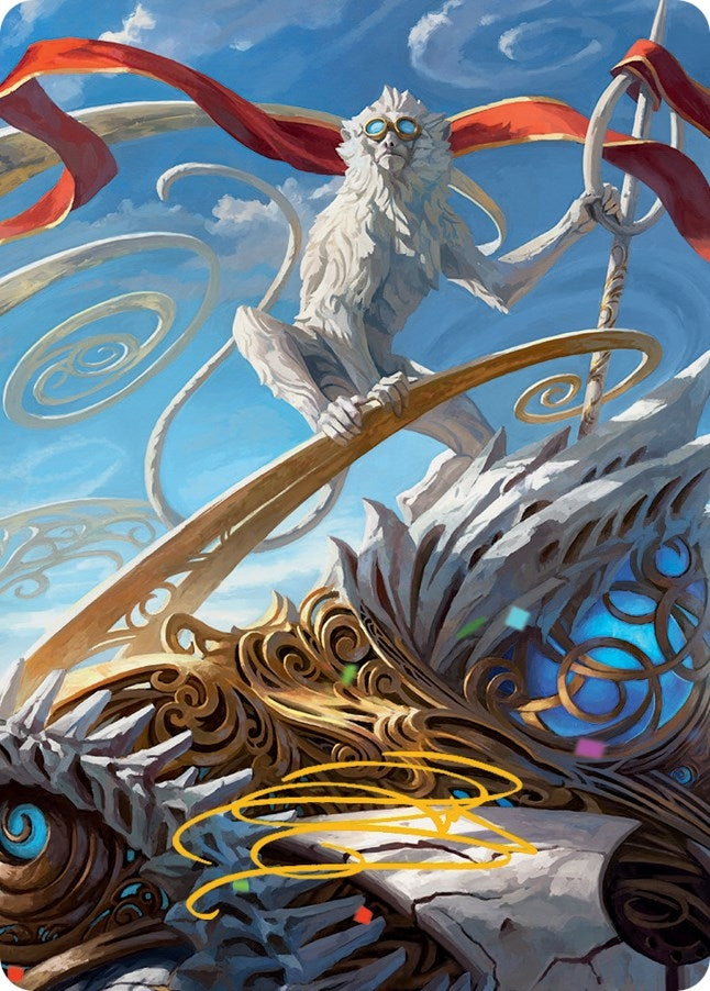 Image for Ragavan, Nimble Pilferer Art Card (Gold-Stamped Signature) (74) (ASMOM) - Magic: The Gathering