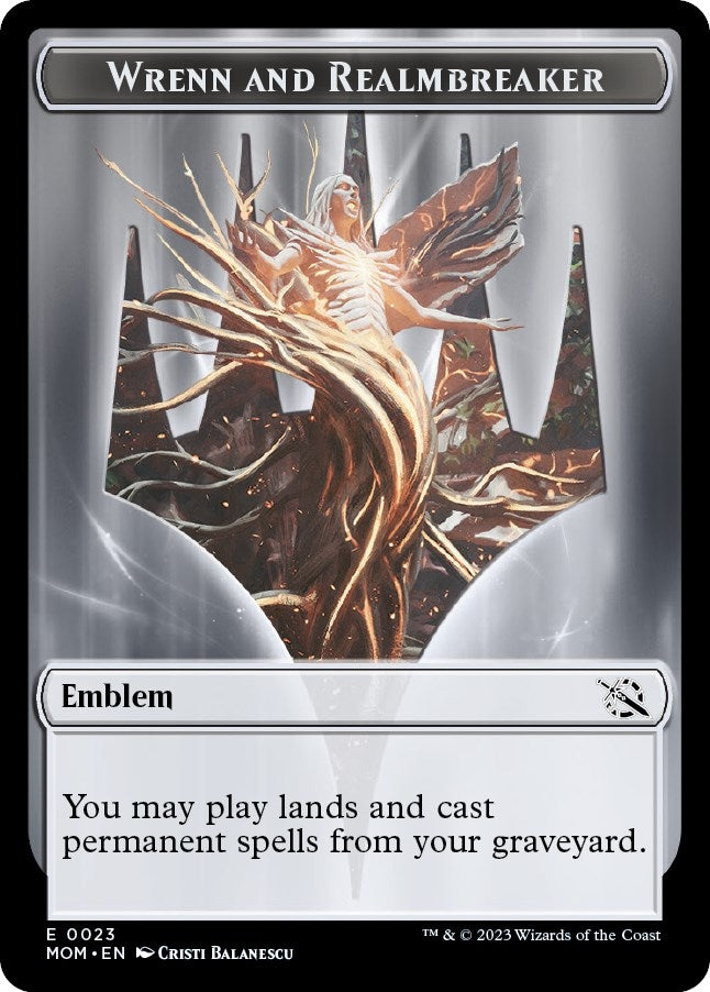 Image for Emblem - Wrenn and Realmbreaker (23) - Magic: The Gathering