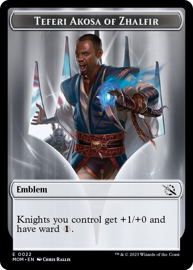 Image for Emblem - Teferi Akosa of Zhalfir (22) - Magic: The Gathering