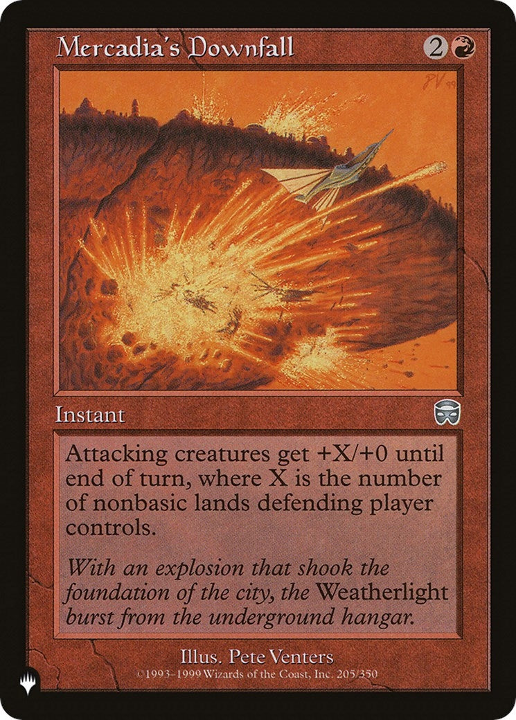 Image for Mercadia's Downfall (205/350) - Magic: The Gathering