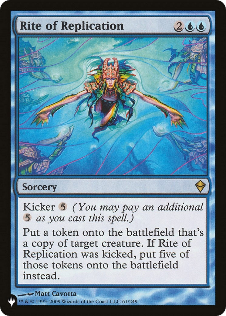Image for Rite of Replication (ZEN) (61/249) (LIST) - Magic: The Gathering