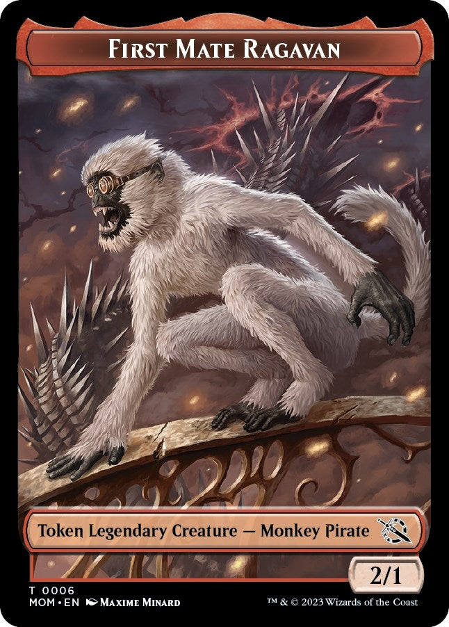 Image for First Mate Ragavan // Thopter Double-Sided Token (6 // 19) - Magic: The Gathering