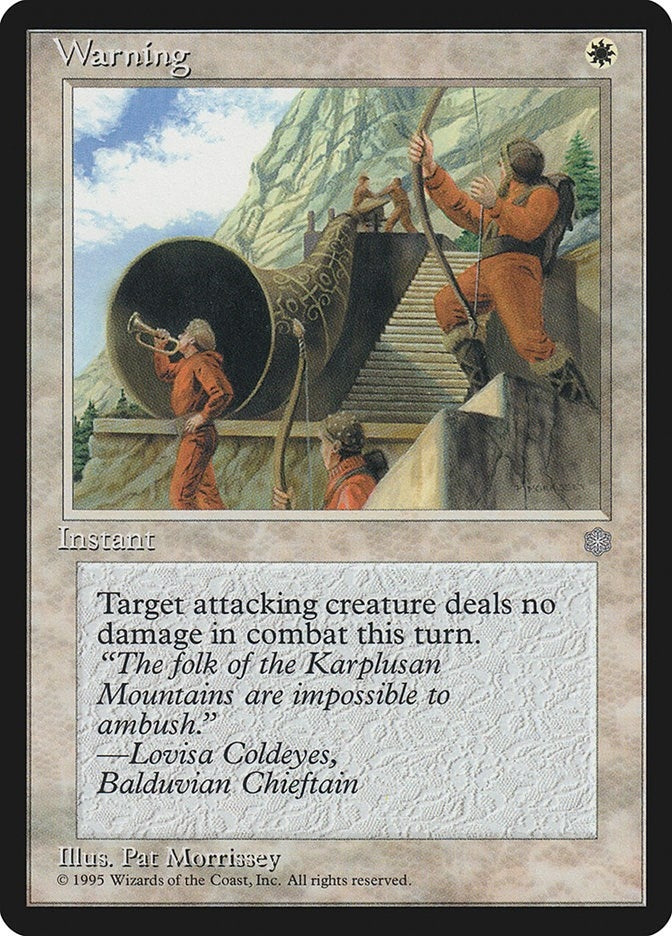 Image for Warning - Magic: The Gathering