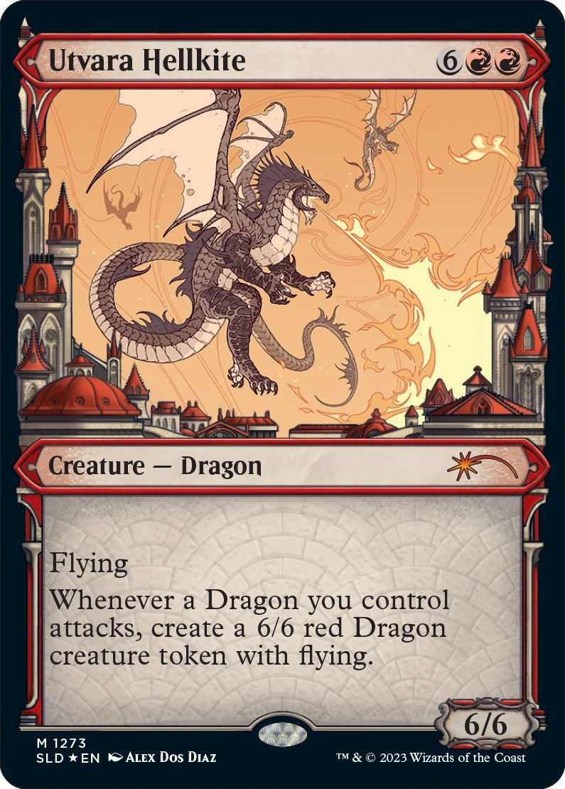 Image for Utvara Hellkite (Halo Foil) (1273) - Magic: The Gathering