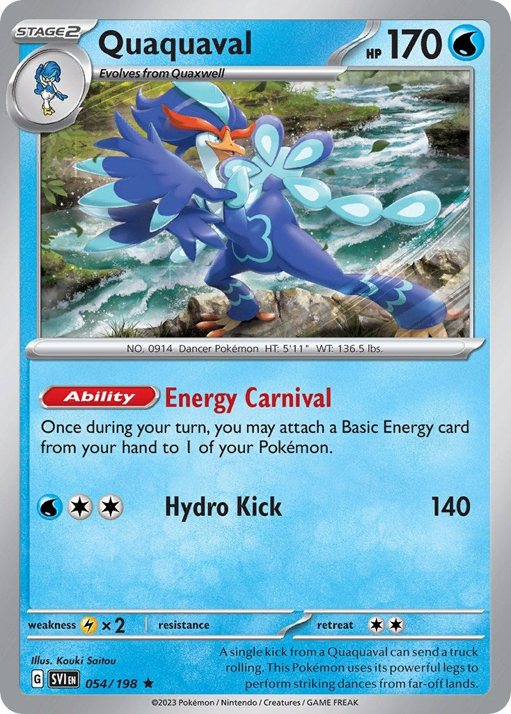 Image for Quaquaval (054/198) (PR) - Pokemon