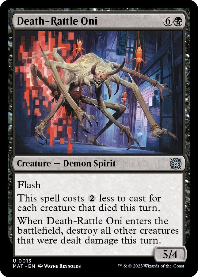 Image for Death-Rattle Oni (13) - Magic: The Gathering