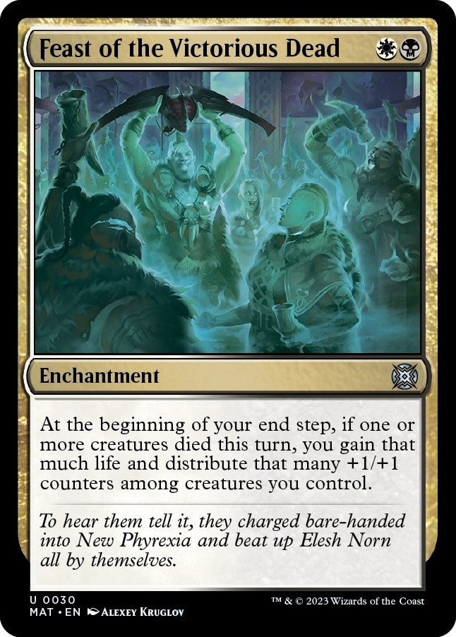 Image for Feast of the Victorious Dead (30) - Magic: The Gathering