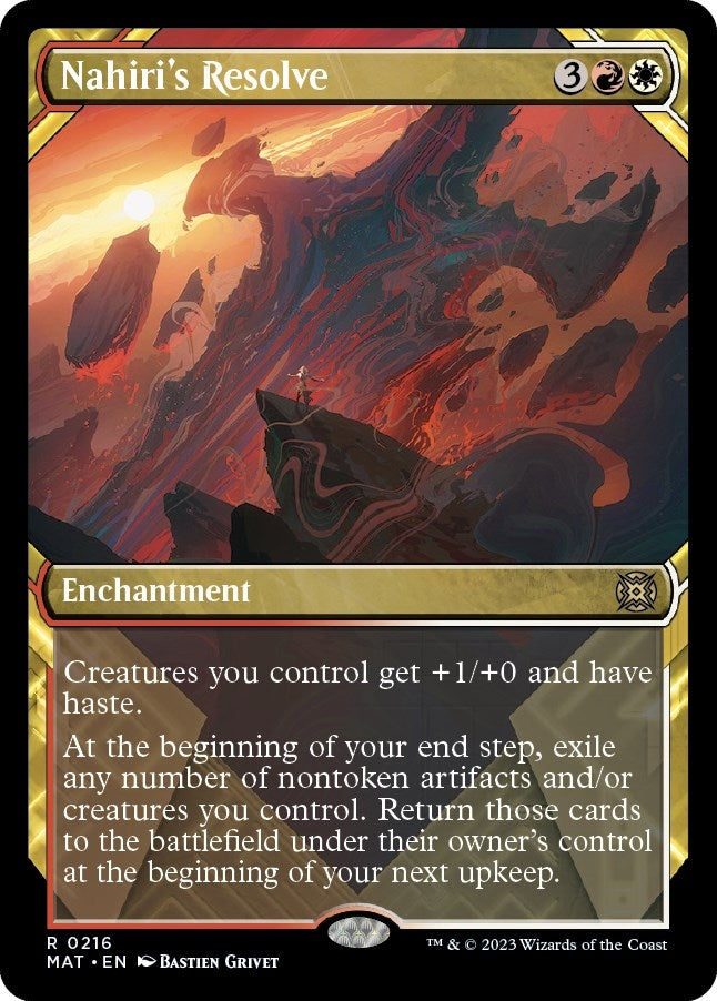 Image for Nahiri's Resolve (Halo Foil) (216) - Magic: The Gathering