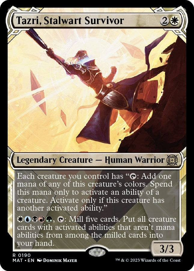 Image for Tazri, Stalwart Survivor (Halo Foil) (190) - Magic: The Gathering