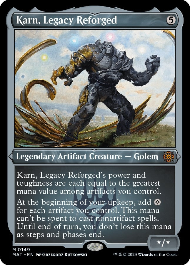 Image for Karn, Legacy Reforged (Foil Etched) (149) - Magic: The Gathering