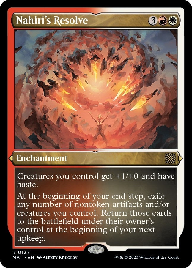 Image for Nahiri's Resolve (Foil Etched) (137) - Magic: The Gathering