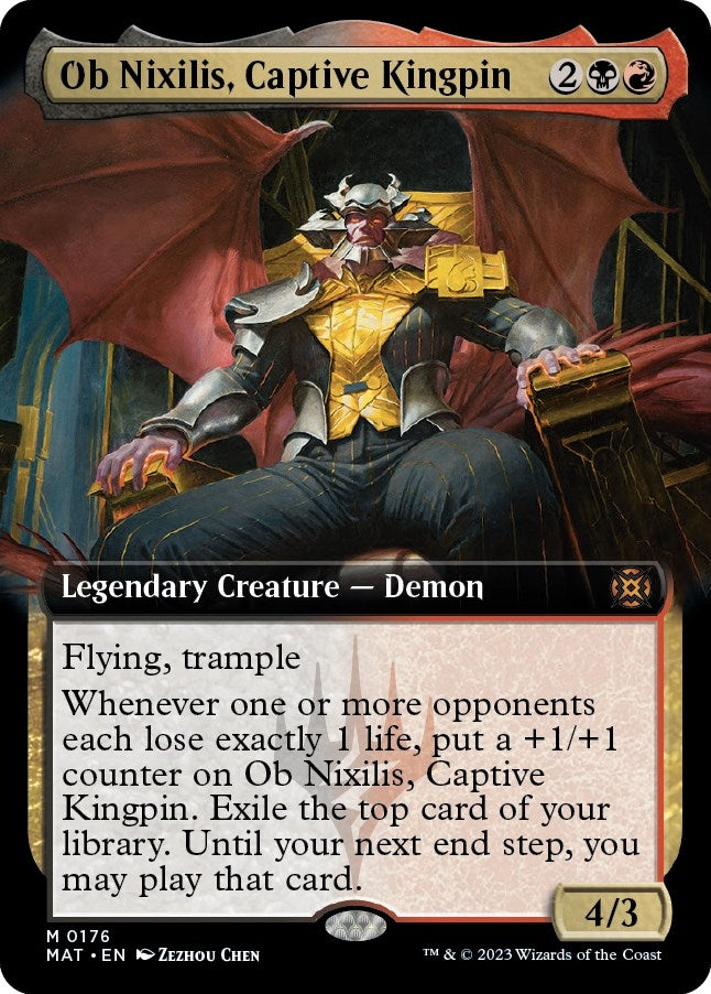 Image for Ob Nixilis, Captive Kingpin (Extended Art) (176) - Magic: The Gathering