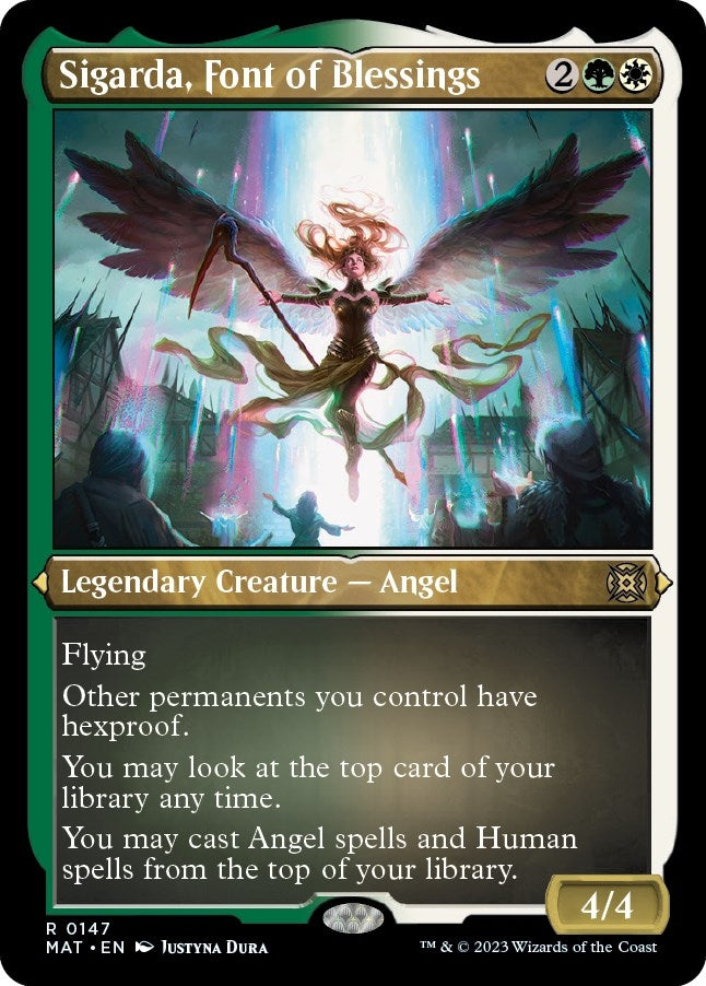 Image for Sigarda, Font of Blessings (Foil Etched) (147) - Magic: The Gathering