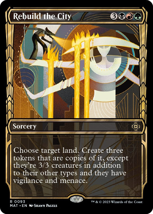Image for Rebuild the City (Showcase) (93) - Magic: The Gathering