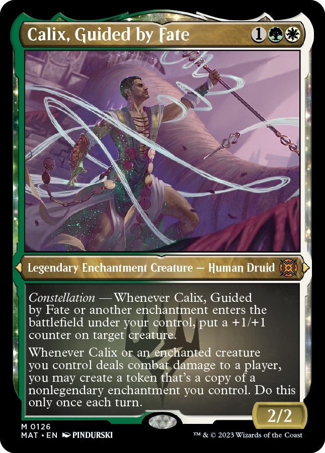 Image for Calix, Guided by Fate (Foil Etched) (126) (MAT) - Magic: The Gathering