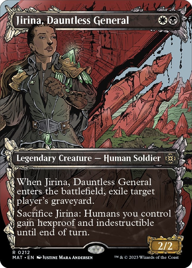 Image for Jirina, Dauntless General (Halo Foil) (212) - Magic: The Gathering