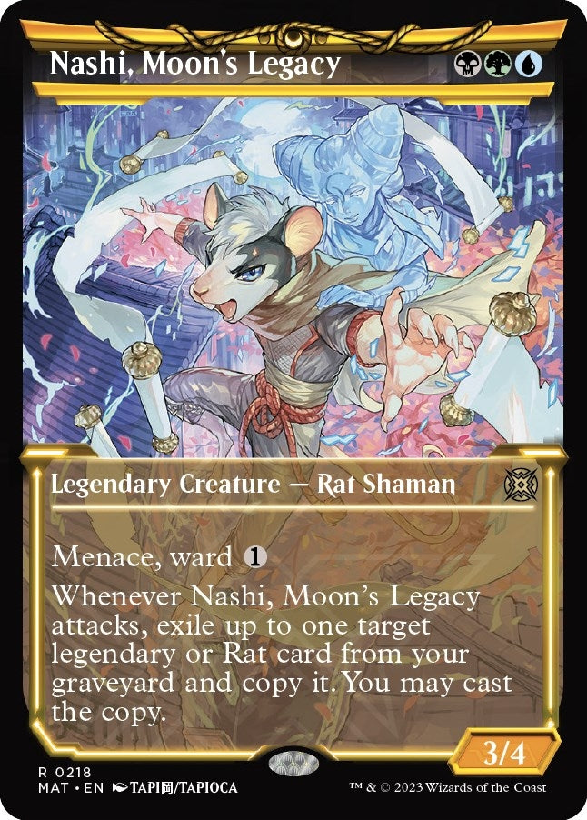 Image for Nashi, Moon's Legacy (Halo Foil) (218) - Magic: The Gathering