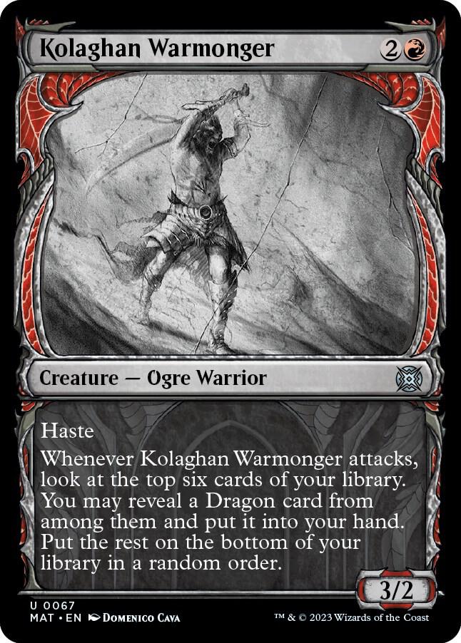 Image for Kolaghan Warmonger (Showcase) (67) - Magic: The Gathering