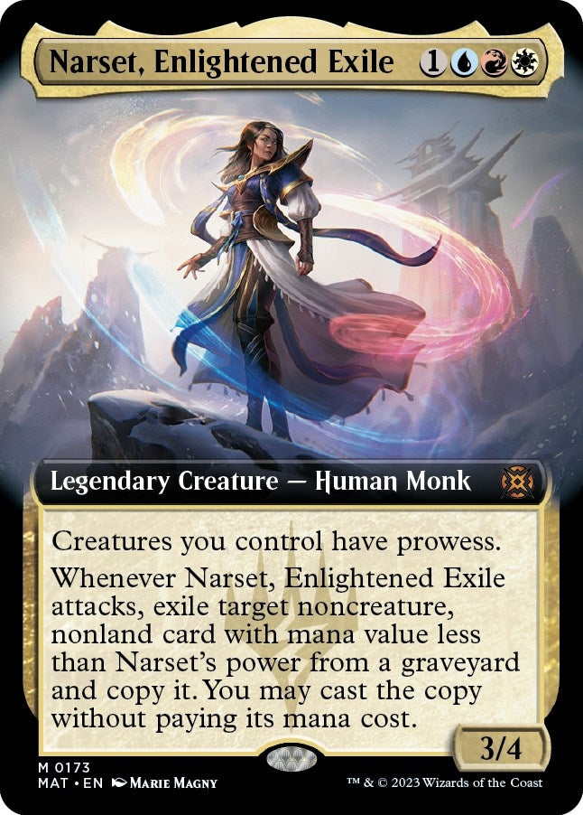 Image for Narset, Enlightened Exile (Extended Art) (173) - Magic: The Gathering