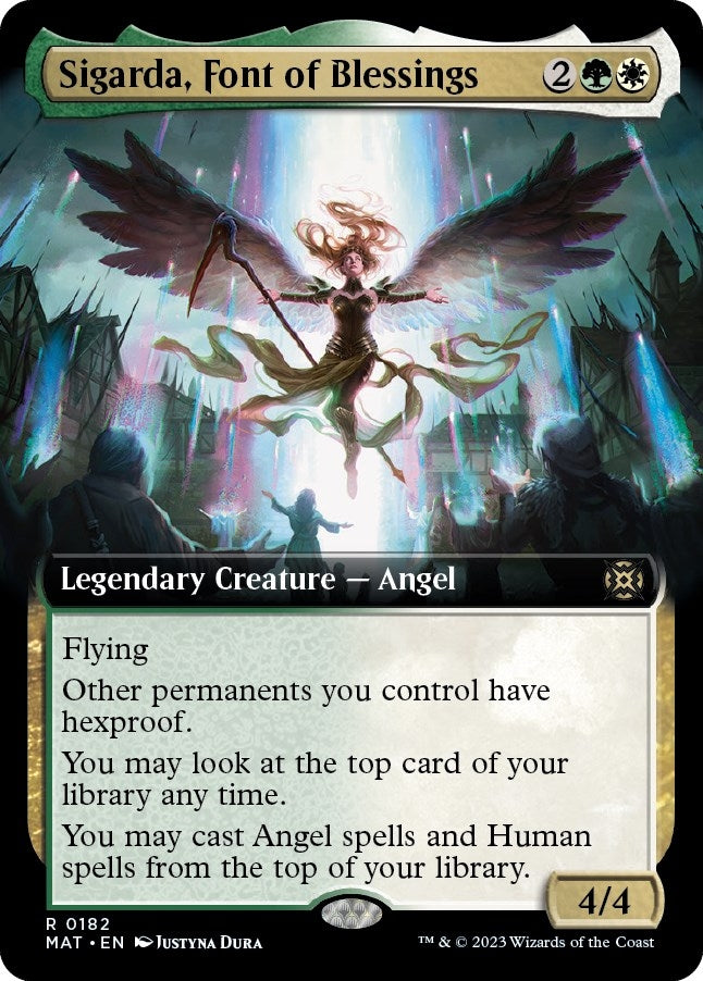 Image for Sigarda, Font of Blessings (Extended Art) (182) - Magic: The Gathering