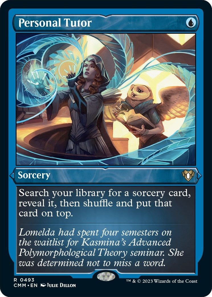 Image for Personal Tutor (Foil Etched) (493) - Magic: The Gathering