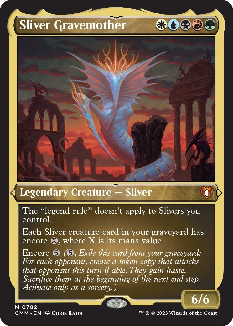 Image for Sliver Gravemother (Display Commander) (Foil Etched) - Thick Stock (782) - Magic: The Gathering