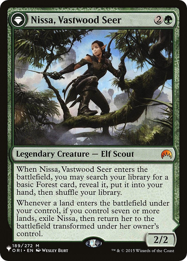 Image for Nissa, Vastwood Seer (189) - Magic: The Gathering