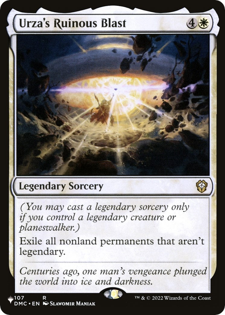 Image for Urza's Ruinous Blast (107) (LIST) - Magic: The Gathering