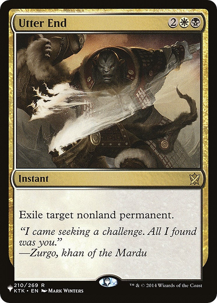 Image for Utter End (210) - Magic: The Gathering
