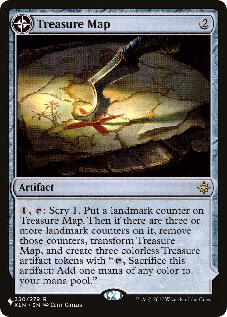 Image for Treasure Map (250) (LIST) - Magic: The Gathering