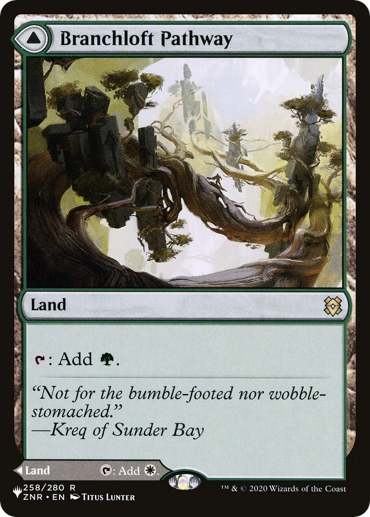 Image for Branchloft Pathway (258) (LIST) - Magic: The Gathering